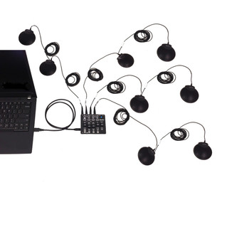 Court Reporter 8 Wired Microphone System mixer